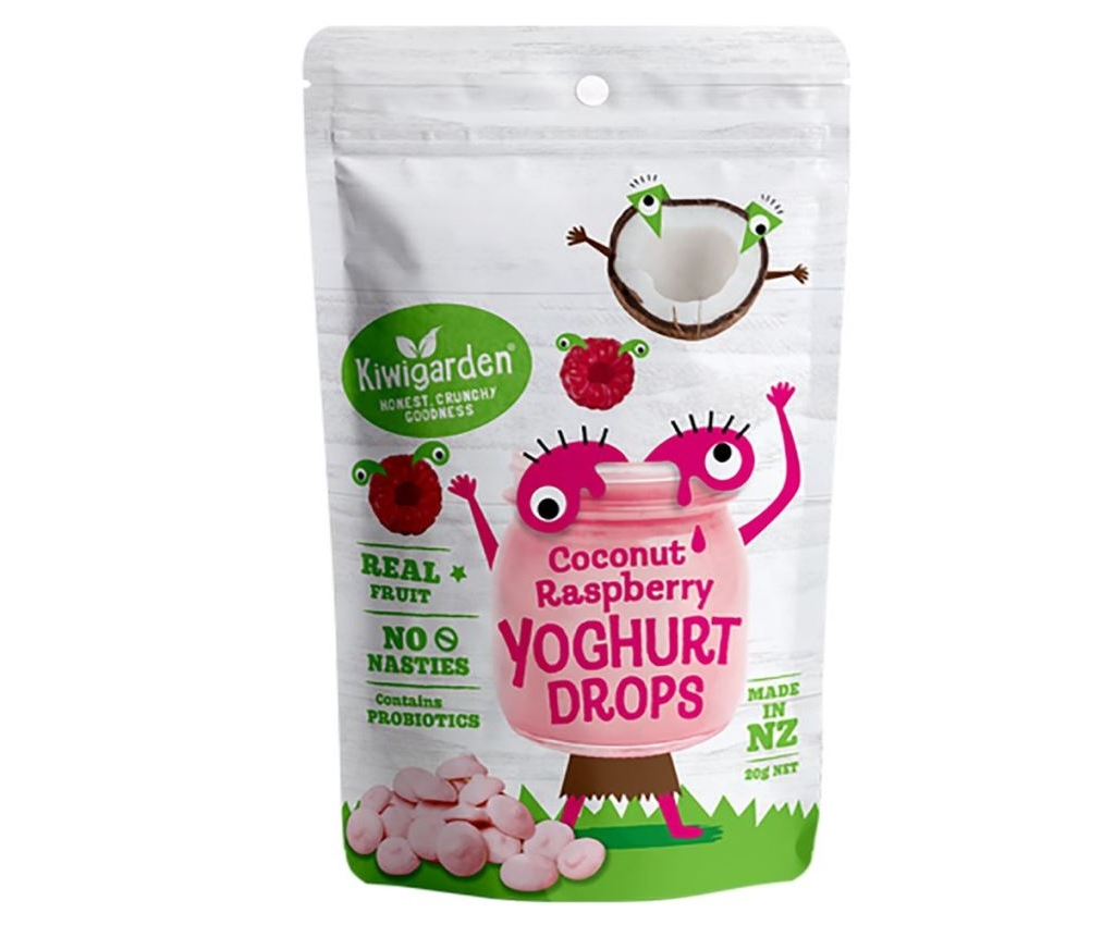 Coconut Raspberry Yoghurt Drops 20g